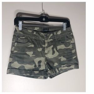 Celebrity Pink Camouflage Cuffed Shorts